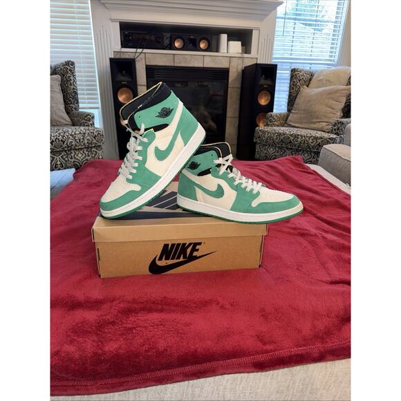 Size 12 - Jordan 1 Zoom Comfort Stadium Green OG BOX - Picture 2 of 11